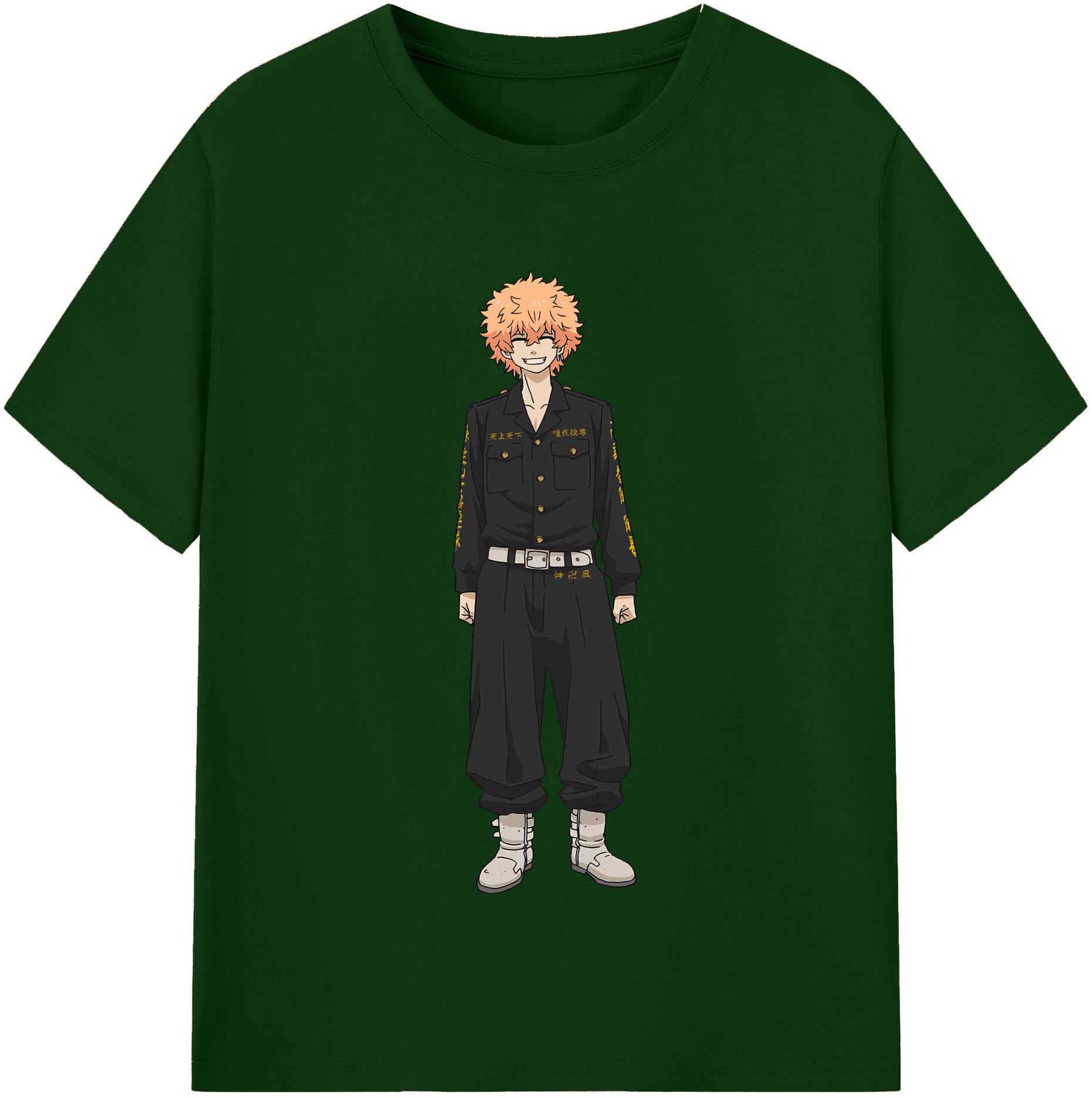 （画像用） 東京リベンジャーズ Tokyo Revengers 綿100％半袖Tシャツ（フロントプリント）